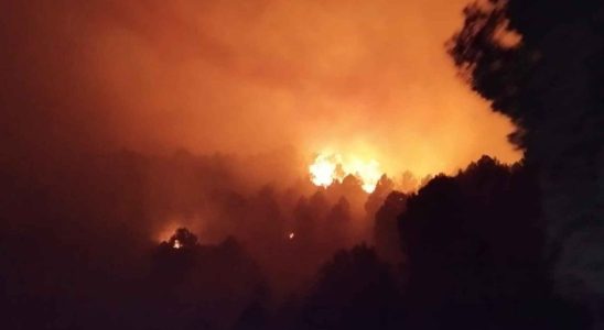 Un incendie de foret oblige la population de Toga Castellon