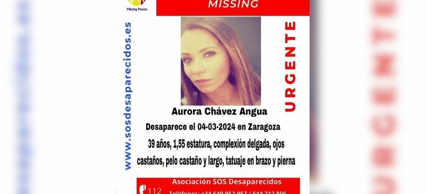 Une femme de 39 ans disparait a Saragosse