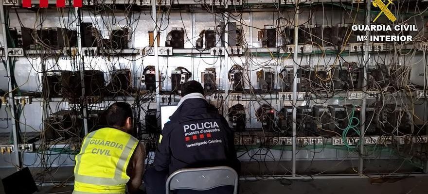 Une installation miniere de cryptomonnaie a Ripollet Barcelone qui a