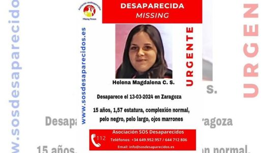 Une jeune fille de 15 ans disparait a Saragosse
