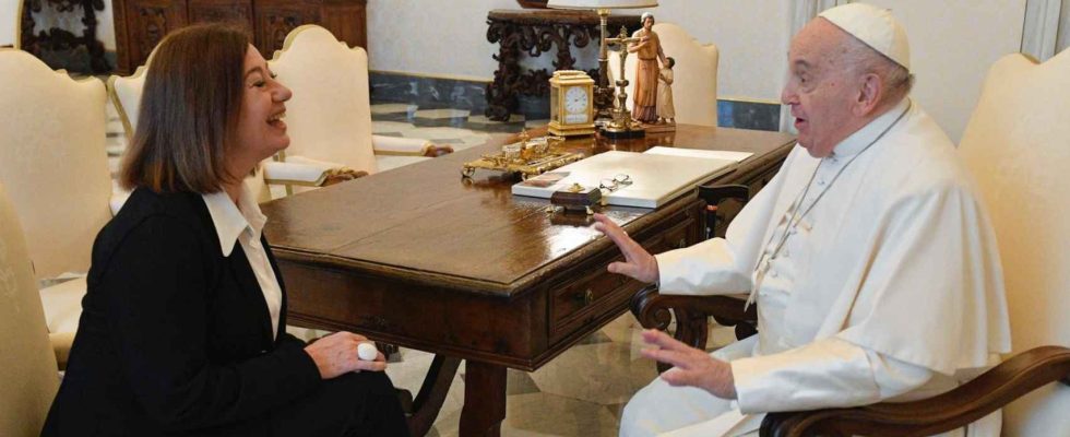Armengol rencontre le Pape et lui fait un rapport sur