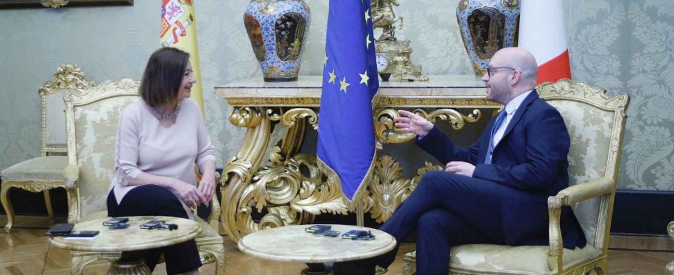 Armengol rencontre le president ultra pro Poutine du Congres italien avant detre