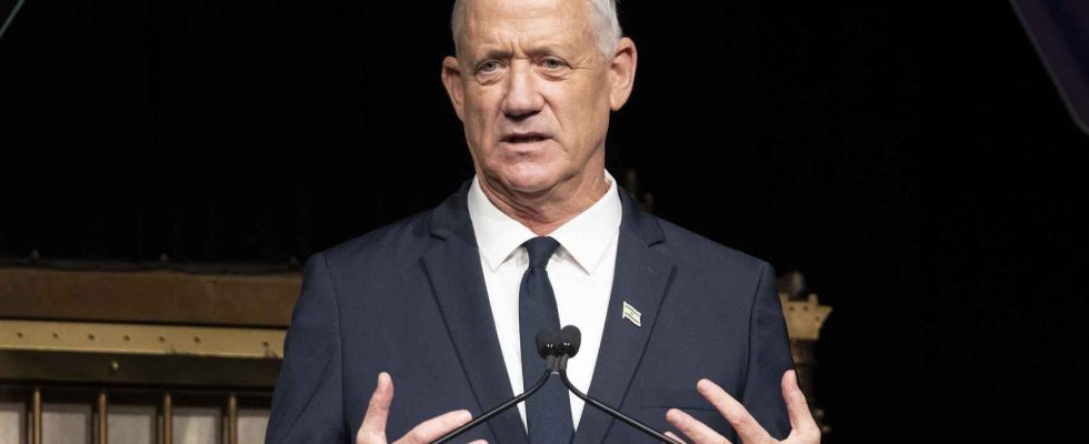 Benny Gantz membre du cabinet de guerre de Netanyahu appelle