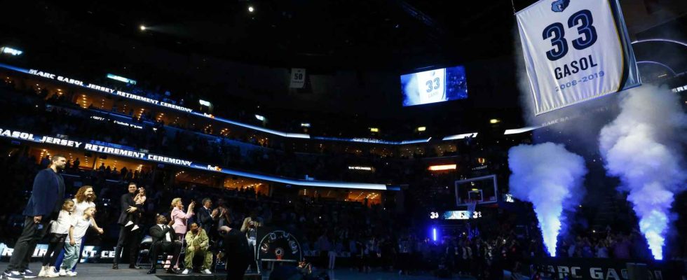 Cetait lemotion de Marc Gasol lors de lhommage aux Memphis