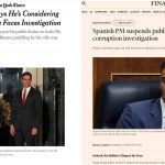 La presse internationale met en avant lenquete pour corruption