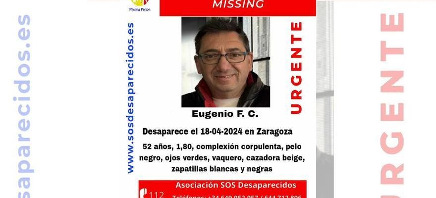 Un homme de 52 ans disparait a Saragosse