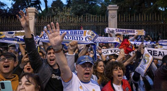 Cibeles celebre la 36eme Ligue du Real Madrid en images
