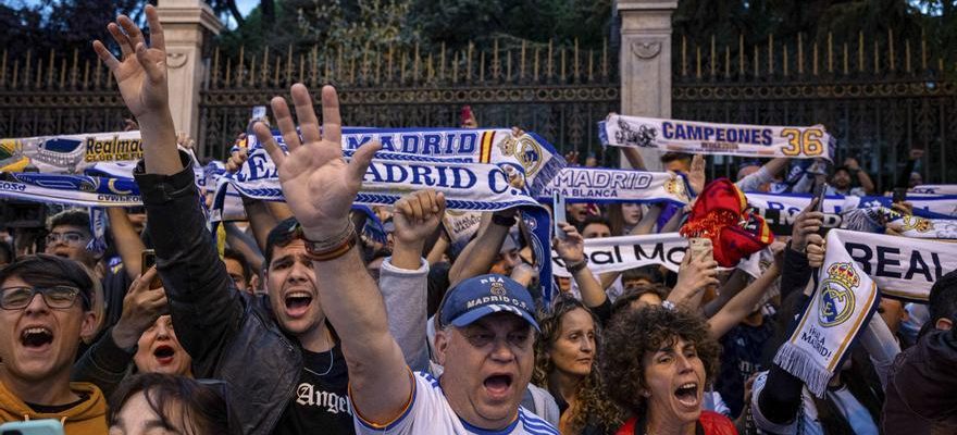Cibeles celebre la 36eme Ligue du Real Madrid en images