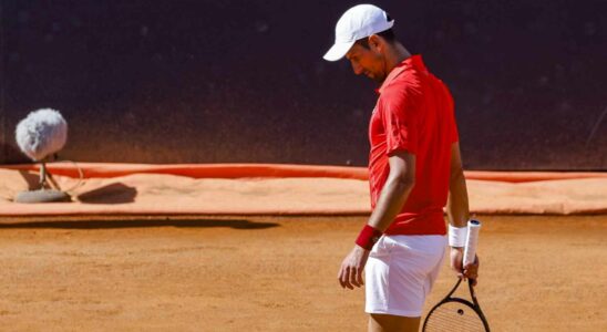 Djokovic tombe a Rome et sinquiete des effets de la