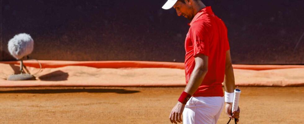 Djokovic tombe a Rome et sinquiete des effets de la