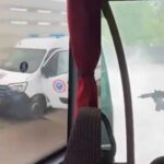 Film assaut contre un fourgon de police en France pour