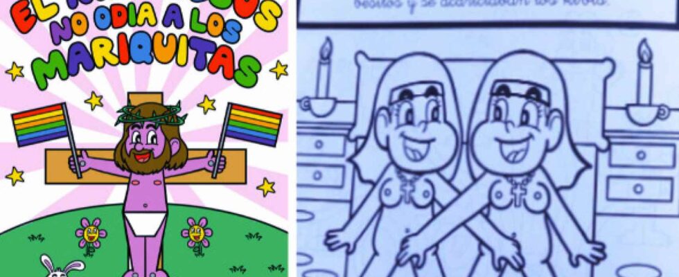 Ils denoncent un livre de coloriage controverse