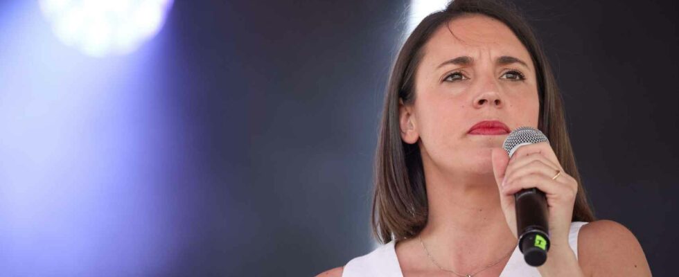 Irene Montero denonce le fait que Sanchez continue de ne