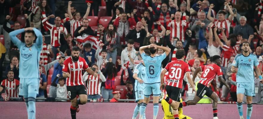 LAthletic sauve le nul contre Osasuna dans les arrets de