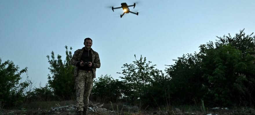 LUkraine lance une attaque massive de drones sur la ville