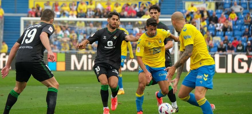 Las Palmas et le Betis egalisent les tables dans un