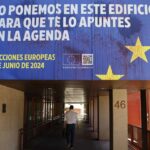 Le siege du Parlement europeen a Madrid est vandalise a