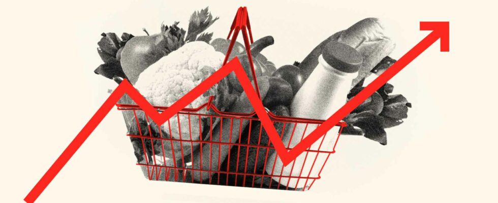 Les prix des denrees alimentaires depasseront 5 si le