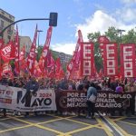 Manifestation du 1er mai a Saragosse