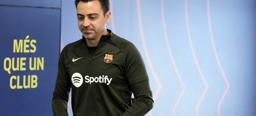 XAVI BARCA LALIGA Xavi Hernandez entraineur de Barcelone ​​Nous