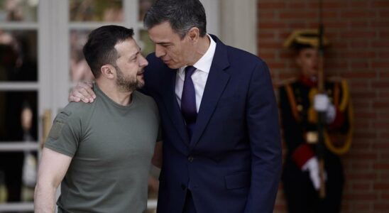 Zelensky rencontre Sanchez apres laccueil de Felipe VI a laeroport