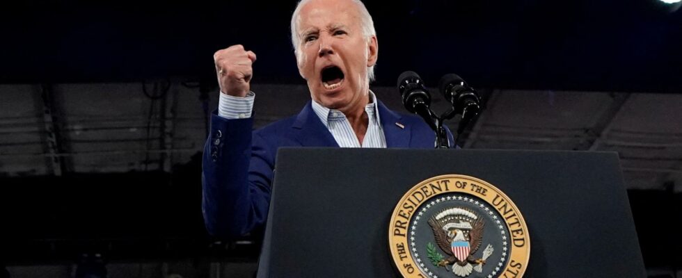 Biden fait rage lors de sa reapparition apres le debat