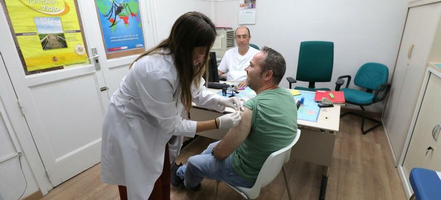 Effondrement des centres de vaccination dAragon en raison de voyages