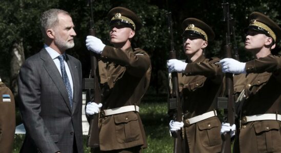 Felipe VI atterrit en Lituanie pour assister a une simulation