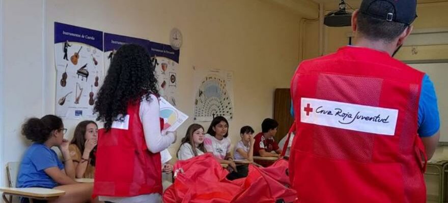 La Croix Rouge dispense les premiers secours