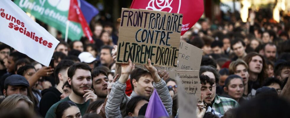 Le Front populaire de la gauche francaise commence