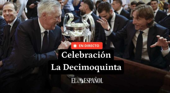 Le Real Madrid celebre la XVe Ligue des Champions en