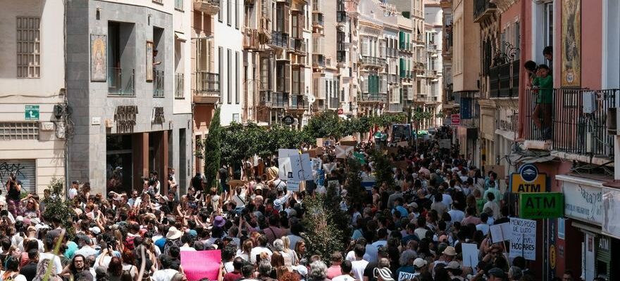 Malaga descend dans la rue dans une mobilisation sans precedent