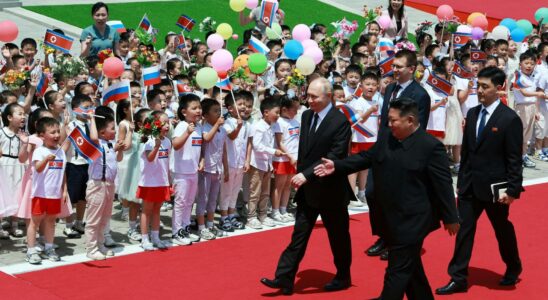 Poutine remercie Kim Jong un pour son soutien indefectible a linvasion