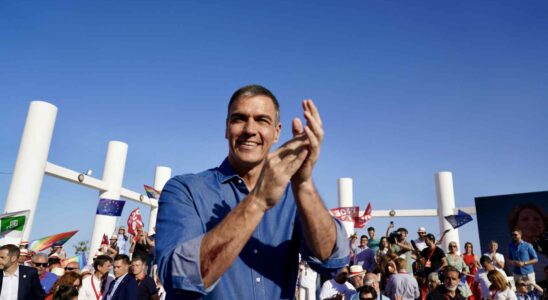 Quest il arrive a Pedro Sanchez Il apparait avec Begona