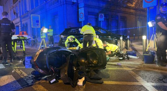 Un jeune motocycliste est grievement blesse lorsquil percute un VTC