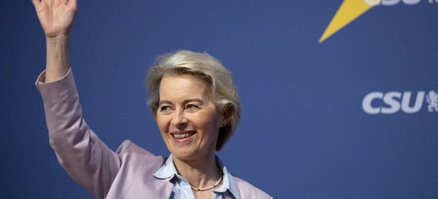 Von der Leyen clot sa campagne en appelant a une