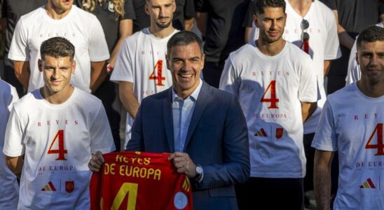 ESPAGNE VAINQUEUR DE LA COUPE DE LEURO DIRECT Pedro