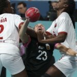 Handball aux JO Angola Espagne en images