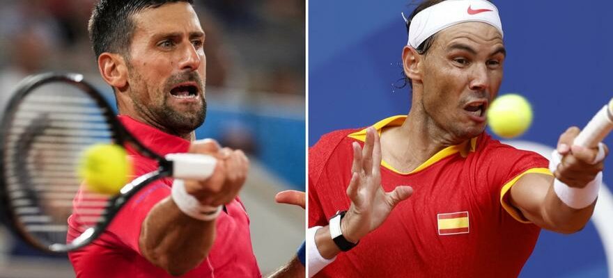 Jeux Olympiques tennis Djokovic Nadal en direct