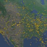 La carte qui reflete la chute du trafic aerien mondial