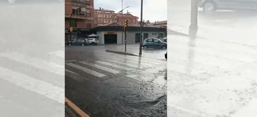 La pluie et la menace de grele marquent le grand