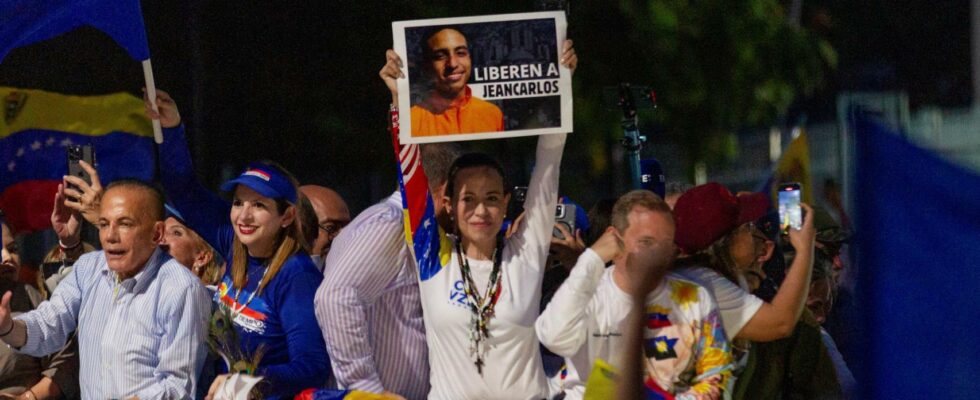 Les 7 taches que Maria Corina Machado propose aux electeurs