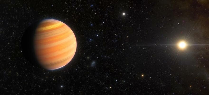 Letrange orbite dune planete resout lenigme des Jupiters chauds