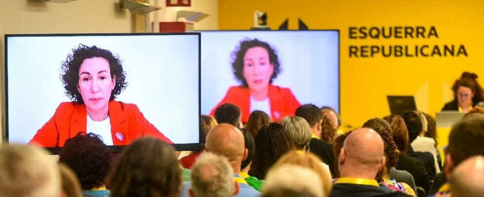 Marta Rovira la patronne qui surveille la guerre civile de