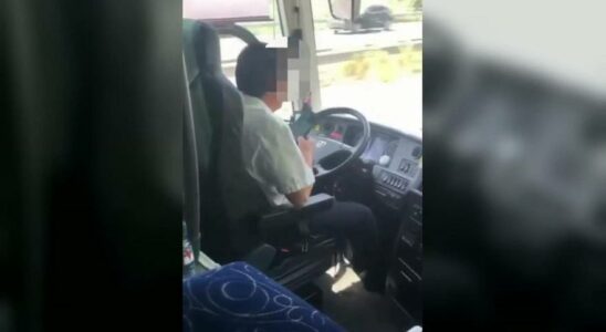 Un chauffeur de bus arrete au Camp Baix pour conduite