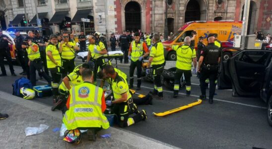 Un conducteur est arrete apres avoir renverse deux policiers en