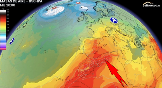 des orages chauds a Madrid a 44oC a Saragosse selon