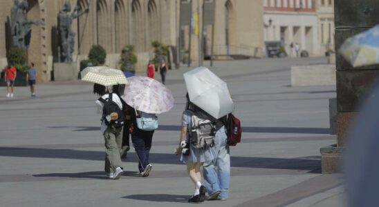 places et rues a plus de 40 degres a Saragosse