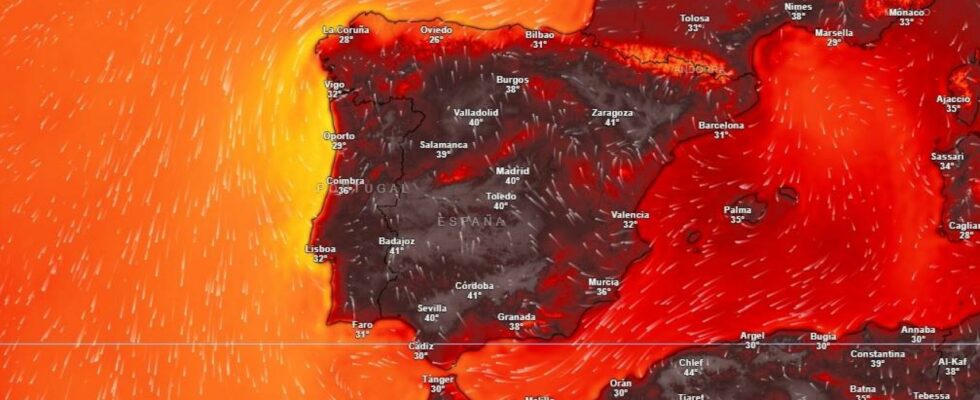 Aemet met en garde contre des temperatures pouvant atteindre 42oC