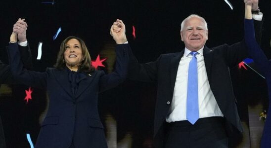 Attente avant le premier grand entretien de Kamala Harris en